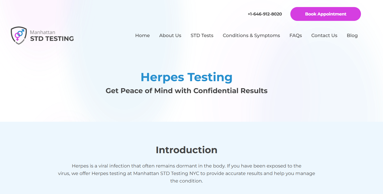 Herpes Testing in Manhattan | Fast & Private STD Testing